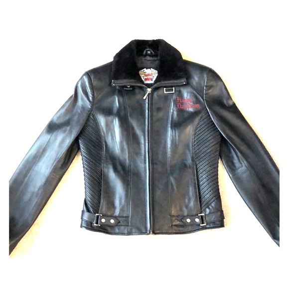 Harley-Davidson Jackets & Blazers - New!! Harley Davidson lamb leather jacket